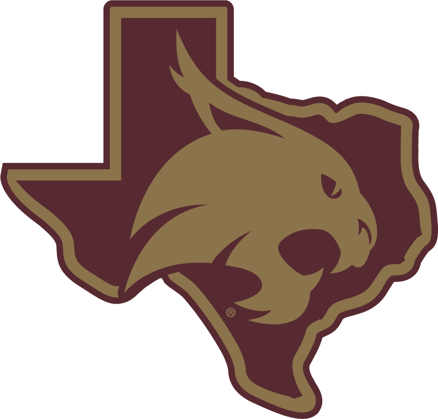 Texas State Bobcats 2019-Pres Secondary Logo diy DTF decal sticker